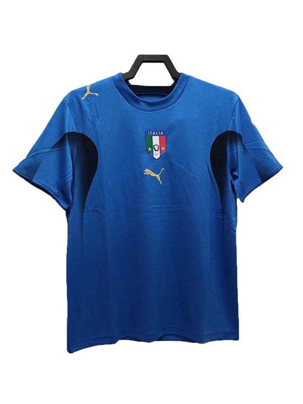Italy home vintage retro soccer jersey copa football match men's first sportswear shirt 2006